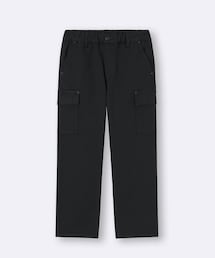 GU | KIDS（男女兼用］ストレッチストレート カーゴパンツ 120cm(カーゴパンツ)