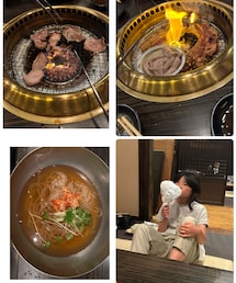 うさこのスウィーツ同盟会🍭 | 焼肉🥩 大好きな冷麺😋リンリン、レンレンはわたあめ作り名人のママさんに作ってもらい何度も食べてた☁️🍭自分で作ったのは小さくて固そうだったわ😝(その他)