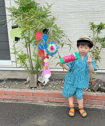 七夕まつり🎋の👦🏻 | 7/1 保育園の七夕まつり🎋 👦🏻の願い事:ウルトラマンになってママを守れますように🍀可愛い息子よ💖(その他)