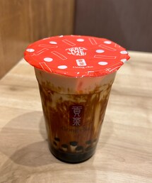 うさこのスウィーツ同盟会🧋 | ゴンチャの黒糖ブラックミルクティーパール入り Mサイズ 学割 420円 リンリンの😋 甘くて一番好きな味みたい😆(ラッピングキット)