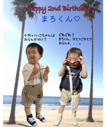 まろくんお誕生日の時のお祝いコラ | ポスター/アート