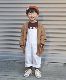 お手本コーデ♡ | 袖から🤎、ロゴ、🧦チラ見せさすが👏✨次回の課題✍️(ラッピングキット)