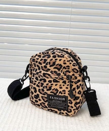 SHEIN | レオパード柄ミニショルダーバッグ 298円(ショルダーバッグ)
