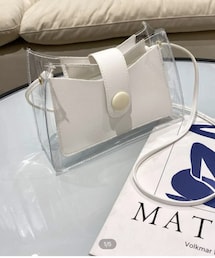 SHEIN | クリアボタンクロスボディバッグ 255円(ショルダーバッグ)