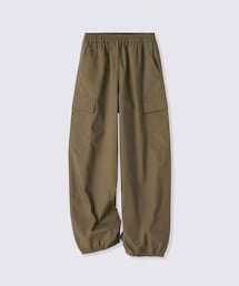 GU | TEENカーゴバレルパンツJR UL ブラウン Mサイズ(カーゴパンツ)