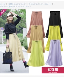 ワークマン | 撥水ライトプリーツスカート 1,900円 右ファスナーポケットに収納可能なポケッタブル仕様(スカート)