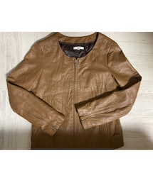 Simplicite | 古着 サイズ36 ゴード🐐シワ加工 シングルライダースジャケット 1,380円(ジャケット/アウター)