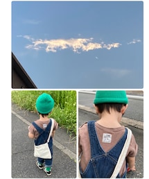 🦖☁見つけた☝️by👦🏻 | 昨日の空🌆 後ろ姿も好き💓Life is surf🌴🌴(ラッピングキット)