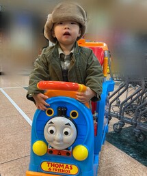 トーマス🚂カートにご満悦の👦🏻 | その他
