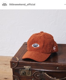 しまむら | Little WEEKEND コーデュロイロゴキャップ🧢 50-52cm 1,419円(キャップ)