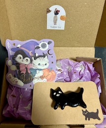 おばけくろねこさん👻🐈‍⬛ | ブローチ/コサージュ