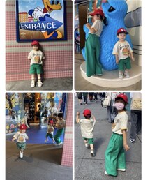 去年USJの想い出💝 | 2022.6にUSJ行った翌日のケンケンとのリンクコーデ❤️🍔💚 懐かしい🥺❤️‍🔥(ラッピングキット)