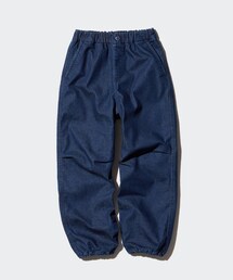 UNIQLO | ウォームイージーパンツ/デニム 110cm お友達からのお下がり💝(デニムパンツ)