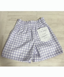 Birthday | tiny manon GO7ツイードバックゴムショートパンツ 淡紫 140cm 1,639円(税込) 266-1289(パンツ)