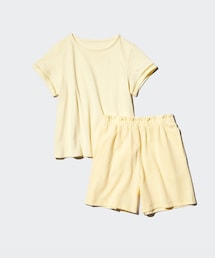 UNIQLO | GIRLS ルームウェア OFF WHITE 150cm(セットアップ)