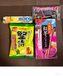 うさこのスウィーツ同盟会🍠🥔🍍 | 👧🏻の体操のお友達からの沖縄土産 どれも好きなやつ🤩紅芋タルト好きでこちらで見かけたら買う時もある🤭堅あげポテトのシークワーサー味がめっちゃ好きで👧🏻と半分こした😋爽やか🫧𓂃𓈒𓏸また沖縄行きたい🤩✈️(ラッピングキット)