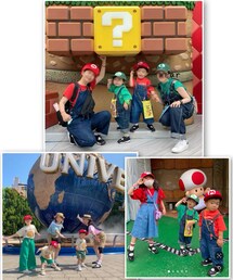 2022.6月のUSJ🌎💝 | 皆まだちぃさい🥹マリオ&ルイージやリンクコーデ🍔懐かしい☺️また皆でUSJ行きたいな🍄🌟⋆꙳(ラッピングキット)
