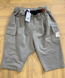 Birthday | nen nen ミニ裏毛カーゴ7分丈パンツ 濃緑 110 759円(スウェットパンツ)
