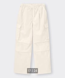 GU | パラシュートカーゴパンツ ナチュラル M (カーゴパンツ)
