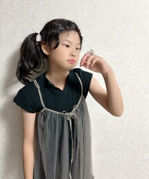 🦋‪カナヲポーズ | リンリンの案で手持ちの🦋ヘアゴムを指輪💍風にして再現💡(その他)