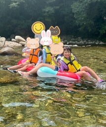 川遊び🏞️ | 習い事の2泊3日キャンプ🏕️1日目川遊び(その他)