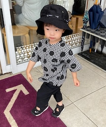 ケンケン追いコーデの👦🏻 | とある日のモーニング🍞☕️の際のコーデ😆(その他)