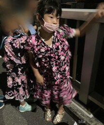 👧🏻キティちゃん甚平🎀 | お下がり甚平👘お友達と似てた🥰ブレブレ💦(水着/着物・浴衣)