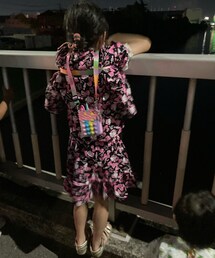 👧🏻後ろ姿👘🎆🎇 | 🦄プッシュポップバッグお気に入り😍(その他)