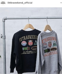 しまむら | Little WEEKEND グレー 100cm、黒 110cm 1,639円(スウェット)