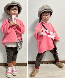 うさこのスウィーツ同盟会🍓🍫 | アポロ派？ガーナ派？ レンレンどっちも好き🙆‍♀️🍓味と🍵味🍫好きなレンレンです☺️皆さんにチョコどうぞポーズ🤗(その他)