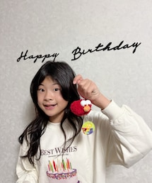 エルモ❤️ | オモロいドヤ顔😎お友達と振替休日の誕生日にスポーツやゲームしてクレーンゲームでGET❣️(ラッピングキット)