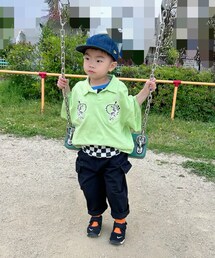 公園でブランコ🎵 | 👧🏻の体操🤸‍♂️後にいつもの公園でお友達らと2時間みっちり遊んだ🎶(ラッピングキット)