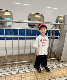 行ってきます🚄💨 | 埼玉の人お見かしたらお声がけください🙋‍♀️ 立川のららぽーと行くかも？👟🏁スリッポンを穿いてて🧦が🏁なのでさすがに止めました😆安定のエアリフトで🖤(ラッピングキット)