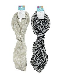 DAISO | ゼブラ柄🦓とレオパ柄🐆あり(バンダナ/スカーフ)