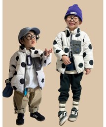 みーたん作コラ画👦🏻👦🏻💖 | 今年のえいちゃん&レンレン みーたんありがとう🥹💖 2人とも大きくなったねぇ🥺えいちゃんの大人顔負けコーデカッコイイ😍レンレンえいちゃんと一緒で嬉しそう🥰😁✨️(その他)