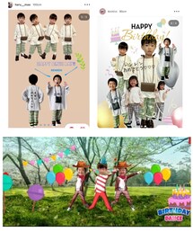 みずほちゃん&ゆっちんありがとう💝 | 2人ともチェッカーずトリオでお祝いありがとう🥹💕 ゆっちんが面白かわいい動画も作ってくれたよ💝みずほちゃん&まーくん、ゆっちん&まのあちゃん本当にありがとう❣️(ポスター/アート)