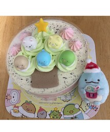 うさこのスウィーツ同盟会♡ | すみっコぐらしのサーティワンアイスケーキ🦎🐱🐻‍❄️🐧🐷 今回はいい感じの柔らかさで美味しく食べられた😋てのりぬいぐるみに保冷バッグ付き❣️(ラッピングキット)