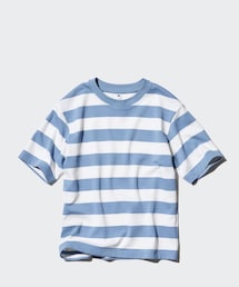 UNIQLO | エアリズムコットンボーダーTシャツ（半袖） 110cm(Tシャツ/カットソー)