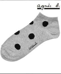 agnes b. | 福助 2022年購入 本当はもっと大きいドット レディース (ソックス/靴下)