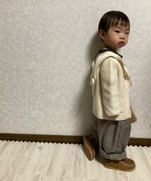 横ポ♡ | 🐻耳フードチラり👀 少し前に👵髪の毛ガタガタ✂️(その他)