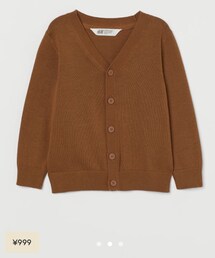 H&M | ファインニットカーディガン 綿100 100/105 120/130 499円(カーディガン/ボレロ)