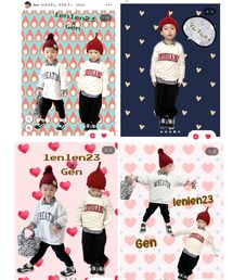 ゲンちゃんありがとう💝 | かわいいコラ画で可愛いゲンちゃんと並べて幸せ💓かわいい🫶本当にありがとう💖(ポスター/アート)