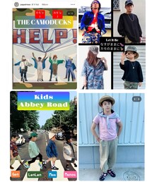 パパトレさん作💝 | 全てパパトレさん作💝 左上:HELP!旗信号🚩皆さん見事にマッチ😳 右上:Let It be 👦🏻パパトレさん追いコした画像使ってもらえ嬉しい🥹🖤💙の対比キレイ✨4人カモ仲間🦆🤝✨️左下:KIDS版かわいい♡ほっこり💖右下:👩🏾‍🦰 韓国俳優さん好きな私の為に韓国系の顔に仕上げてくれたそう🤭ありがとう😆✨️(ポスター/アート)