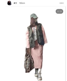 ありちゃん桜餅コーデ追いありがとう🌸🌿🦆 | ありちゃんのボーダー×さくらもち🌸🌿🦆の甘辛可愛カッコイイ😍(ラッピングキット)