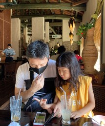 👨と👧 | 娘初マンゴーソーダ🥭🍹気に入ってた❣️(その他)