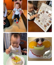 1歳BDの👶 | 1歳お誕生日🎂➕2歳アンパンマン🎂(その他)