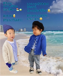 マリンツインズ海へゆく🏖🐠☀️ | まろくんと海へ🏖🐠☀️(ポスター/アート)