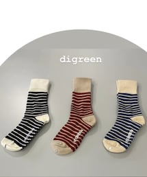 digreen | 韓国子供服のセレクトショップPINAさんにて digreen wally socks 3足 1,300円(ソックス/靴下)