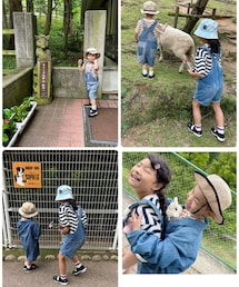 六甲山牧場🐑🐶 | リンリン👧🏻が親子4人ってレンレン👦🏻をおんぶして言ってた🤭🐏🐏のぬいぐるみお気に入り💖(その他)
