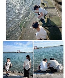 弁天島にて⛩🌊✨️ | 弁天島海水浴場にて。広島の宮島を思い出して感動🥹⛩🌊✨️仲良し👧🏻👦🏻(ラッピングキット)